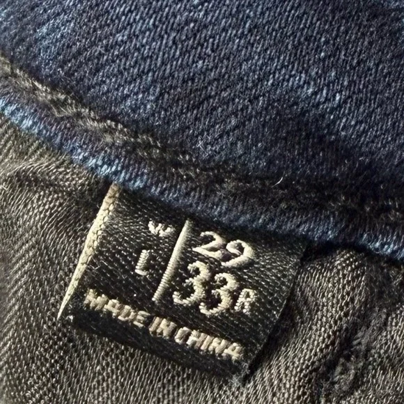 Abercrombie & Fitch High Rise Wide Leg Flare Wash Flare Jeans Size 29/33R - Picture 6 of 9